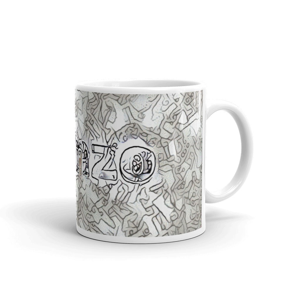 Alonzo Mug Perplexed Spirit 10oz left view