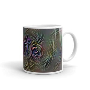 Maria Mug Dark Rainbow 10oz left view