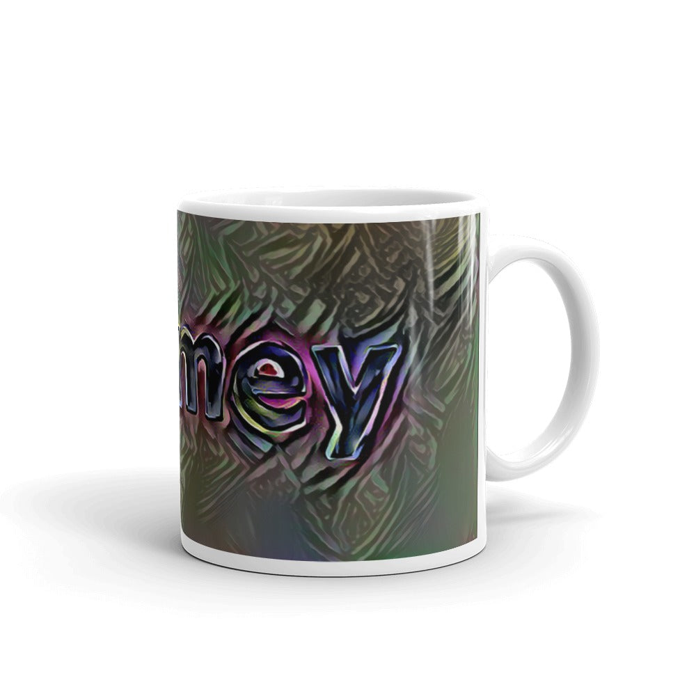 Niamey Mug Dark Rainbow 10oz left view