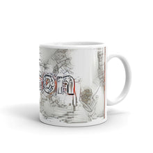 Load image into Gallery viewer, Kyson Mug Frozen City 10oz left view
