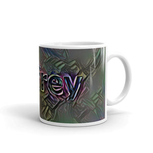 Jeffrey Mug Dark Rainbow 10oz left view