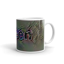 Load image into Gallery viewer, Aileen Mug Dark Rainbow 10oz left view