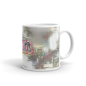 Yan Mug Ink City Dream 10oz left view