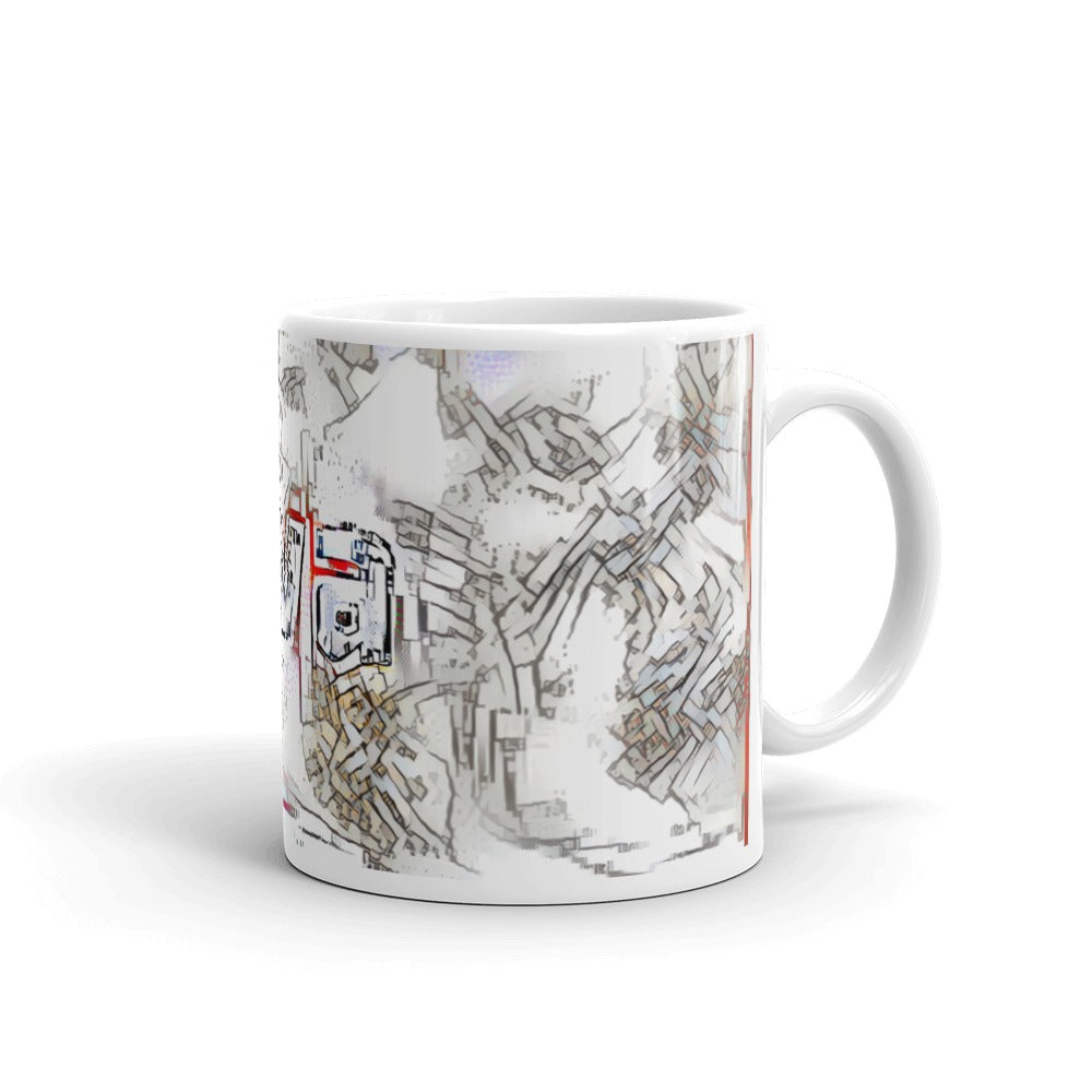 Ava Mug Frozen City 10oz left view