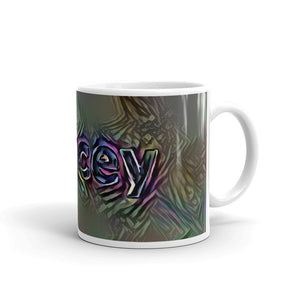 Tracey Mug Dark Rainbow 10oz left view