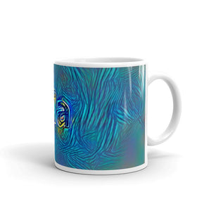 Zia Mug Night Surfing 10oz left view