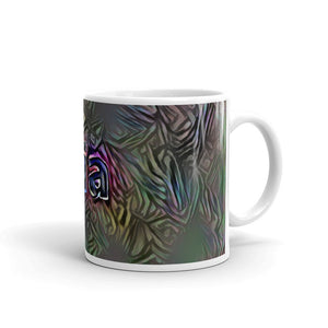 Zia Mug Dark Rainbow 10oz left view