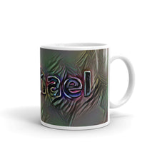 Load image into Gallery viewer, Rachael Mug Dark Rainbow 10oz left view