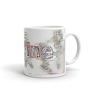 Adeline Mug Frozen City 10oz left view