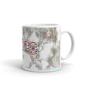 Cairo Mug Frozen City 10oz left view