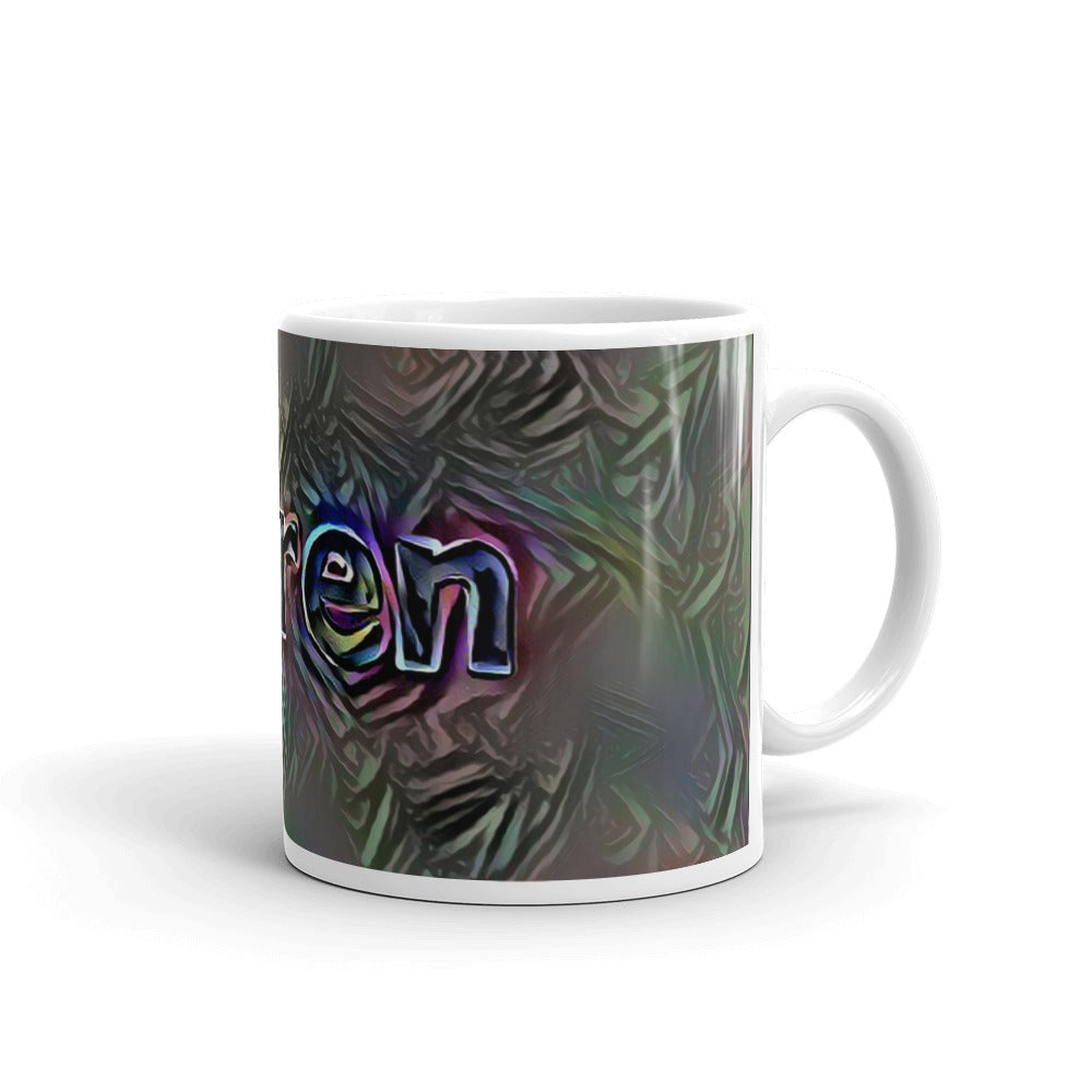 Karen Mug Dark Rainbow 10oz left view