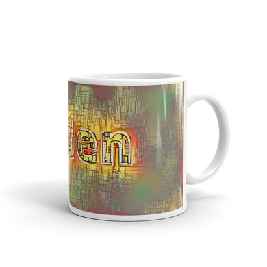 Aaden Mug Transdimensional Caveman 10oz left view