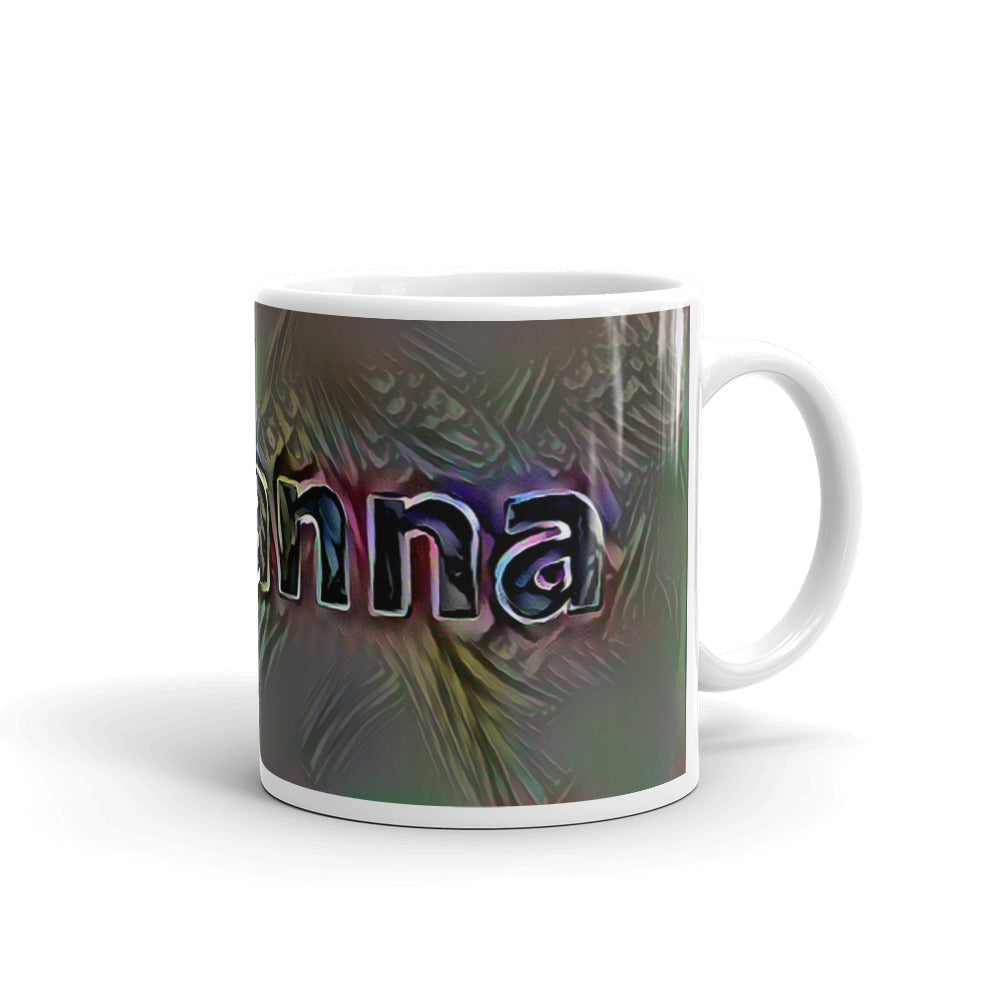 Johanna Mug Dark Rainbow 10oz left view