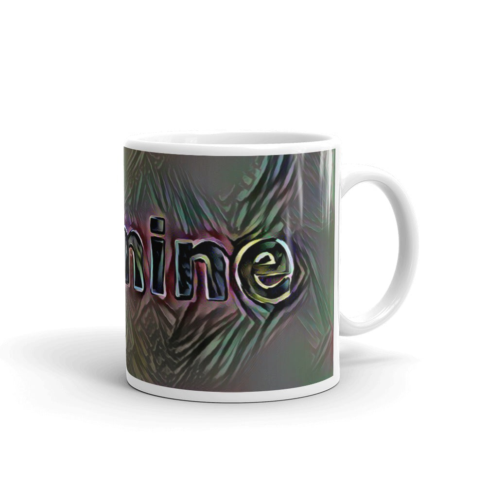 Jasmine Mug Dark Rainbow 10oz left view