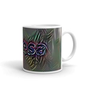 Teresa Mug Dark Rainbow 10oz left view