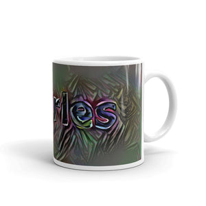 Charles Mug Dark Rainbow 10oz left view