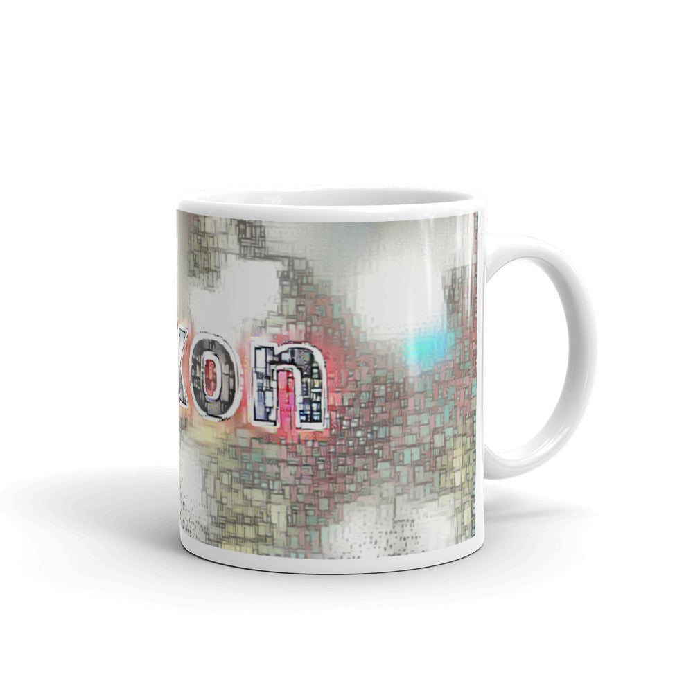 Jaxon Mug Ink City Dream 10oz left view