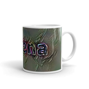 Serena Mug Dark Rainbow 10oz left view