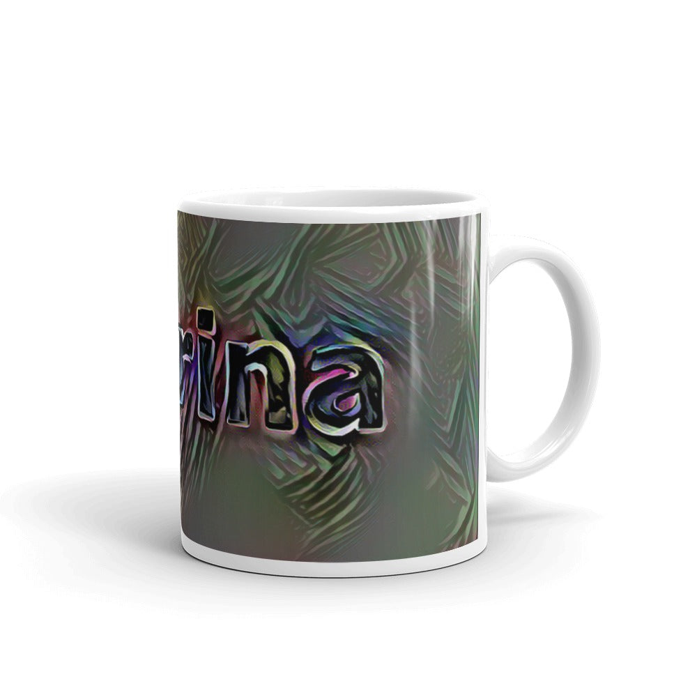 Katrina Mug Dark Rainbow 10oz left view