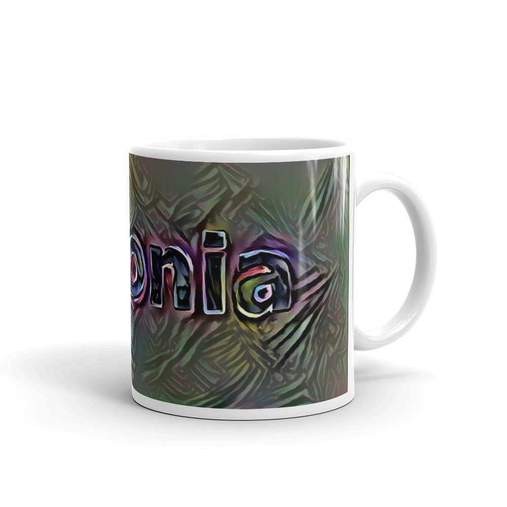 Antonia Mug Dark Rainbow 10oz left view