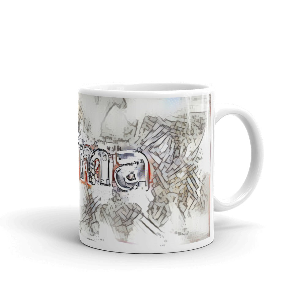 Emma Mug Frozen City 10oz left view