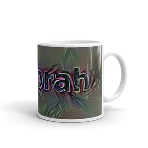 Deborah Mug Dark Rainbow 10oz left view