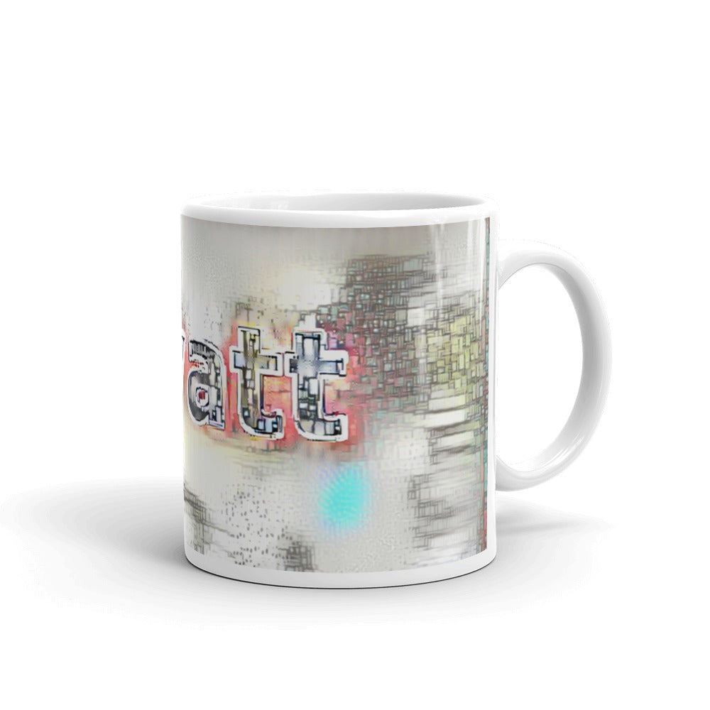 Wyatt Mug Ink City Dream 10oz left view