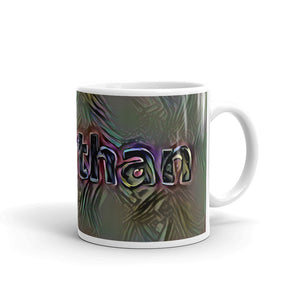 Jonathan Mug Dark Rainbow 10oz left view
