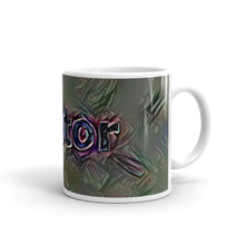 Load image into Gallery viewer, Victor Mug Dark Rainbow 10oz left view