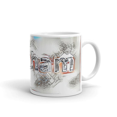 Abraham Mug Frozen City 10oz left view