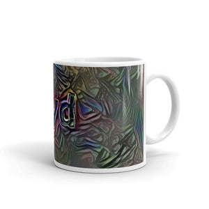 Kyd Mug Dark Rainbow 10oz left view