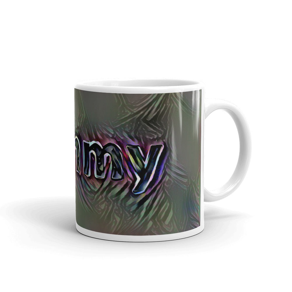 Tammy Mug Dark Rainbow 10oz left view