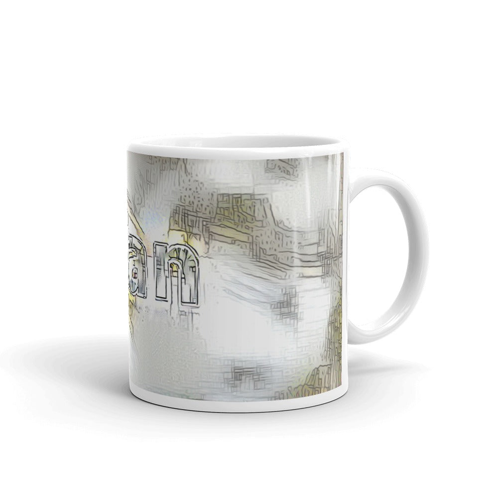 Tran Mug Victorian Fission 10oz left view