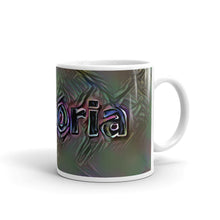 Load image into Gallery viewer, Victoria Mug Dark Rainbow 10oz left view