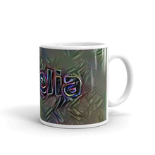 Load image into Gallery viewer, Amelia Mug Dark Rainbow 10oz left view