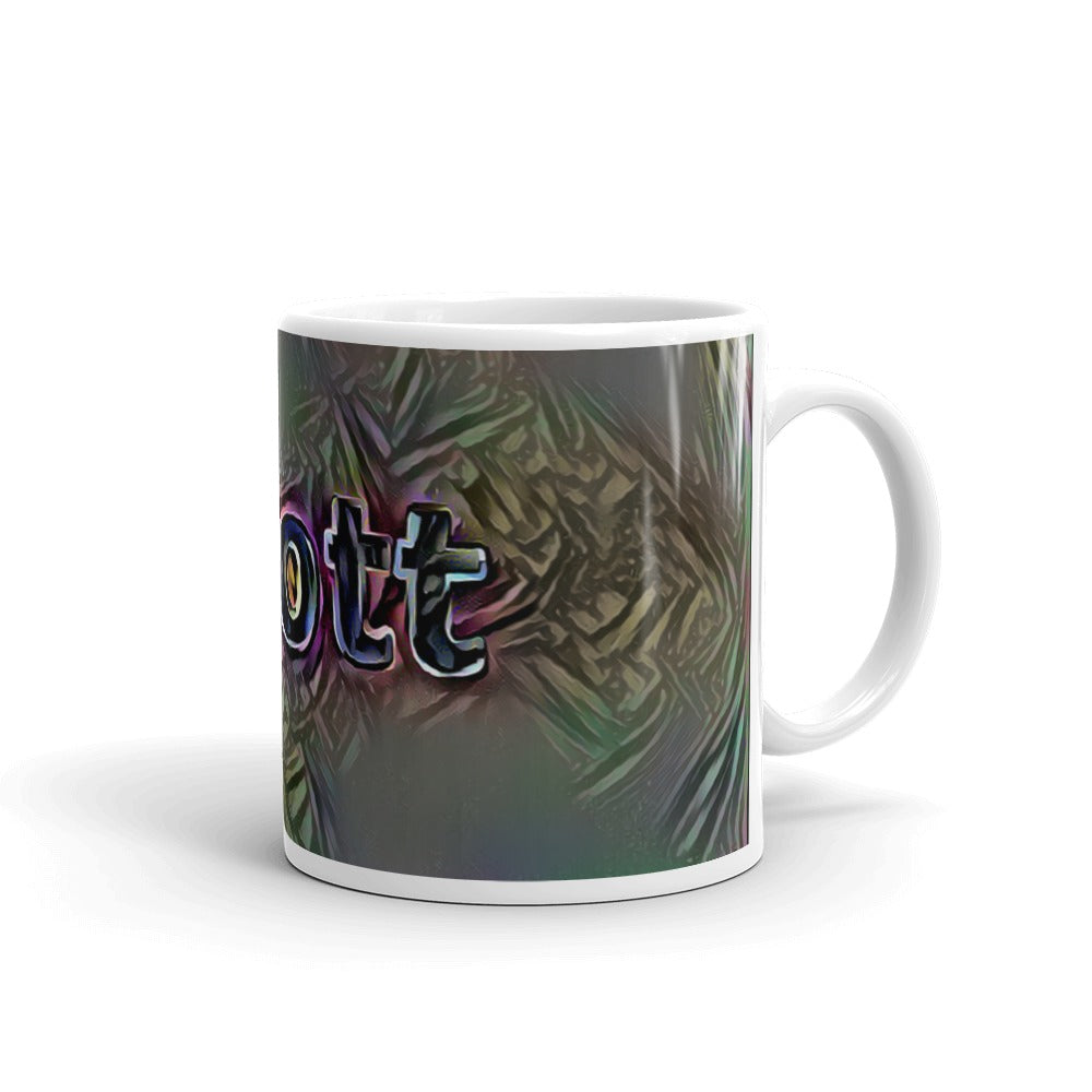 Scott Mug Dark Rainbow 10oz left view