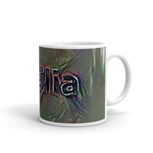 Load image into Gallery viewer, Cecilia Mug Dark Rainbow 10oz left view