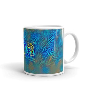 Ann Mug Night Surfing 10oz left view
