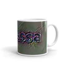 Load image into Gallery viewer, Vanessa Mug Dark Rainbow 10oz left view