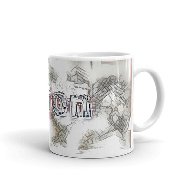 Aaron Mug Frozen City 10oz left view