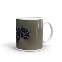Load image into Gallery viewer, Susie Mug Charcoal Pier 10oz left view