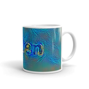 Arden Mug Night Surfing 10oz left view
