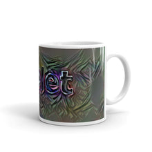 Load image into Gallery viewer, Violet Mug Dark Rainbow 10oz left view