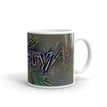Load image into Gallery viewer, Hilary Mug Dark Rainbow 10oz left view