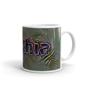 Cynthia Mug Dark Rainbow 10oz left view