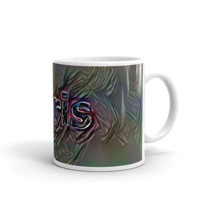 Chris Mug Dark Rainbow 10oz left view