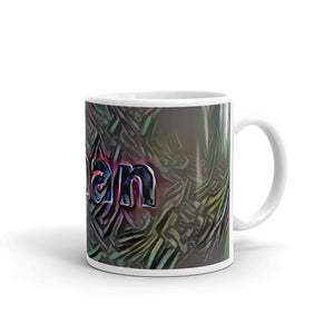 Ethan Mug Dark Rainbow 10oz left view
