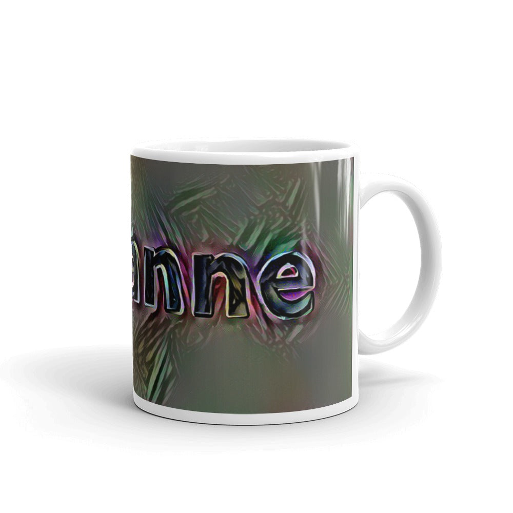 Susanne Mug Dark Rainbow 10oz left view