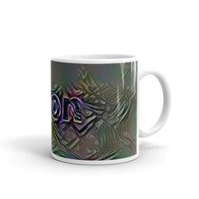 Load image into Gallery viewer, Aron Mug Dark Rainbow 10oz left view