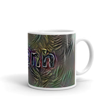 Load image into Gallery viewer, Khanh Mug Dark Rainbow 10oz left view